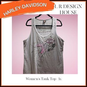 HARLEY DAVIDSON WOMAN'S TANK TOP WITH EMBELLISHMENTS